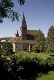 Vue de l‘église Saint Jean de Wissembourg